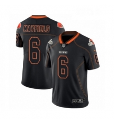 Mens Nike Cleveland Browns 6 Baker Mayfield Limited Lights Out Black Rush NFL Jersey Mens Nike Cleveland Browns 6 Baker Mayfield Limited Lights Out Black Rush NFL Jersey
