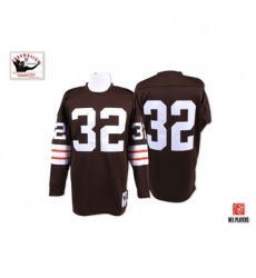 Mitchell And Ness Cleveland Browns 32 Jim Brown Brown Team Color Authentic Throwback NFL Jersey Mitchell And Ness Cleveland Browns 32 Jim Brown Brown Team Color Authentic Throwback NFL Jersey