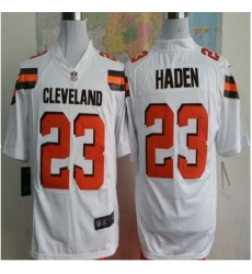 New Cleveland Browns #23 Joe Haden White Men Stitched NFL Game Jersey New Cleveland Browns #23 Joe Haden White Men Stitched NFL Game Jersey