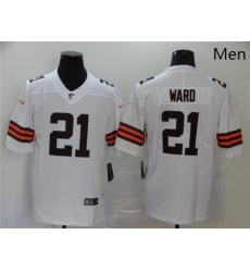 Nike Browns 21 Denzel Ward White 2020 New Vapor Untouchable Limited Jersey Nike Browns 21 Denzel Ward White 2020 New Vapor Untouchable Limited Jersey