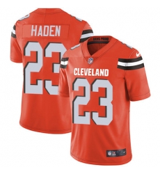 Nike Browns #23 Joe Haden Orange Alternate Mens Stitched NFL Vapor Untouchable Limited Jersey Nike Browns #23 Joe Haden Orange Alternate Mens Stitched NFL Vapor Untouchable Limited Jersey