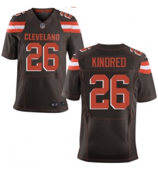 Nike Browns #26 Derrick Kindred Brown Team Color Mens Stitched NFL New Elite Jersey Nike Browns #26 Derrick Kindred Brown Team Color Mens Stitched NFL New Elite Jersey