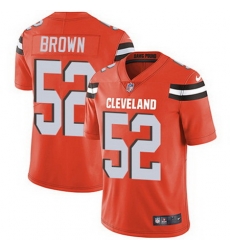 Nike Browns #52 Preston Brown Orange Alternate Mens Stitched NFL Vapor Untouchable Limited Jersey Nike Browns #52 Preston Brown Orange Alternate Mens Stitched NFL Vapor Untouchable Limited Jersey