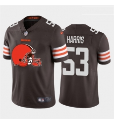 Nike Browns 53 Nick Harris Brown Team Big Logo Vapor Untouchable Limited Jersey Nike Browns 53 Nick Harris Brown Team Big Logo Vapor Untouchable Limited Jersey