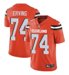 Nike Browns #74 Cameron Erving Orange Alternate Mens Stitched NFL Vapor Untouchable Limited Jersey Nike Browns #74 Cameron Erving Orange Alternate Mens Stitched NFL Vapor Untouchable Limited Jersey
