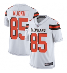 Nike Browns #85 David Njoku White Mens Stitched NFL Vapor Untouchable Limited Jersey Nike Browns #85 David Njoku White Mens Stitched NFL Vapor Untouchable Limited Jersey