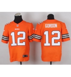 Nike Cleveland Browns 12 Josh Gordon Orange Elite NFL Jersey Nike Cleveland Browns 12 Josh Gordon Orange Elite NFL Jersey