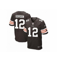 Nike Cleveland Browns 12 Josh Gordon brown Elite NFL Jersey Nike Cleveland Browns 12 Josh Gordon brown Elite NFL Jersey