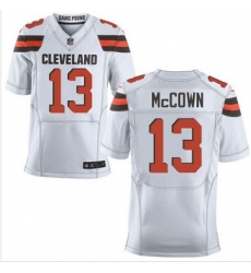 Nike Cleveland Browns #13 Josh McCown White Mens Stitched NFL New Elite Jersey Nike Cleveland Browns #13 Josh McCown White Mens Stitched NFL New Elite Jersey