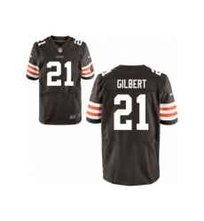 Nike Cleveland Browns 17 Justin Gilbert Brown Elite NFL Jersey Nike Cleveland Browns 17 Justin Gilbert Brown Elite NFL Jersey