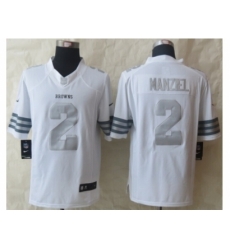 Nike Cleveland Browns 2 Johnny Manziel Platinum White Game NFL Jersey Nike Cleveland Browns 2 Johnny Manziel Platinum White Game NFL Jersey