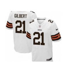 Nike Cleveland Browns 21 Justin Gilbert White Elite NFL Jersey Nike Cleveland Browns 21 Justin Gilbert White Elite NFL Jersey