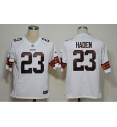 Nike Cleveland Browns 23 Joe Haden White Game NFL Jersey Nike Cleveland Browns 23 Joe Haden White Game NFL Jersey