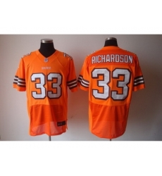 Nike Cleveland Browns 33 Trent Richardson Orange Elite NFL Jersey Nike Cleveland Browns 33 Trent Richardson Orange Elite NFL Jersey