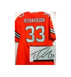 Nike Cleveland Browns 33 Trent Richardson Orange Elite Signed NFL Jersey Nike Cleveland Browns 33 Trent Richardson Orange Elite Signed NFL Jersey