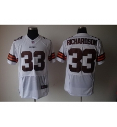 Nike Cleveland Browns 33 Trent Richardson White Elite NFL Jersey Nike Cleveland Browns 33 Trent Richardson White Elite NFL Jersey