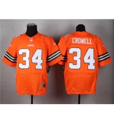 Nike Cleveland Browns 34 Isaiah Crowell orange Elite NFL Jersey Nike Cleveland Browns 34 Isaiah Crowell orange Elite NFL Jersey