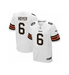 Nike Cleveland Browns 6 Brian Hoyer White Elite NFL Jersey Nike Cleveland Browns 6 Brian Hoyer White Elite NFL Jersey