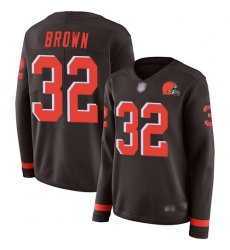Nike Men Browns 32 Jim Brown Limited Brown Long Jersey Nike Men Browns 32 Jim Brown Limited Brown Long Jersey