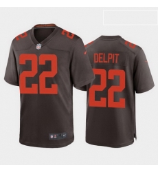 men grant delpit cleveland browns brown alternate game jersey men grant delpit cleveland browns brown alternate game jersey