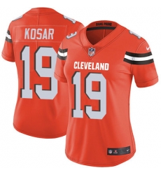 Nike Browns #19 Bernie Kosar Orange Alternate Womens Stitched NFL Vapor Untouchable Limited Jersey Nike Browns #19 Bernie Kosar Orange Alternate Womens Stitched NFL Vapor Untouchable Limited Jersey