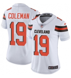 Nike Browns #19 Corey Coleman White Womens Stitched NFL Vapor Untouchable Limited Jersey Nike Browns #19 Corey Coleman White Womens Stitched NFL Vapor Untouchable Limited Jersey