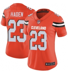 Nike Browns #23 Joe Haden Orange Alternate Womens Stitched NFL Vapor Untouchable Limited Jersey Nike Browns #23 Joe Haden Orange Alternate Womens Stitched NFL Vapor Untouchable Limited Jersey