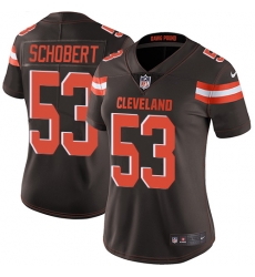 Nike Browns #53 Joe Schobert Brown Team Color Womens Stitched NFL Vapor Untouchable Limited Jersey Nike Browns #53 Joe Schobert Brown Team Color Womens Stitched NFL Vapor Untouchable Limited Jersey