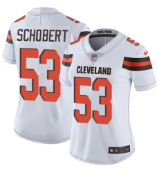 Nike Browns #53 Joe Schobert White Womens Stitched NFL Vapor Untouchable Limited Jersey Nike Browns #53 Joe Schobert White Womens Stitched NFL Vapor Untouchable Limited Jersey