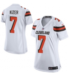 Nike Browns #7 DeShone Kizer White Womens Stitched NFL New Elite Jersey Nike Browns #7 DeShone Kizer White Womens Stitched NFL New Elite Jersey