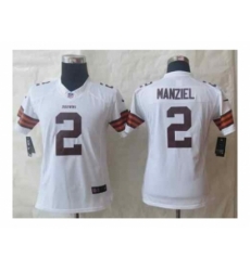 Nike Women Jerseys Cleveland Browns #2 Manziel white Nike Women Jerseys Cleveland Browns #2 Manziel white
