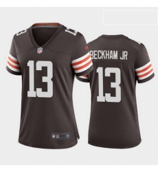 Women Cleveland Browns 13 Odell Beckham Jr 2020 Alternate Vapor Limited Jersey Brown Women Cleveland Browns 13 Odell Beckham Jr 2020 Alternate Vapor Limited Jersey Brown