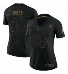 Women Cleveland Browns 38 A.J. Green 2020 Salute To Service Limited Jersey Women Cleveland Browns 38 A.J. Green 2020 Salute To Service Limited Jersey