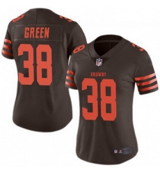 Women Cleveland Browns 38 A.J. Green Brown Rush Limited Limited Jersey Women Cleveland Browns 38 A.J. Green Brown Rush Limited Limited Jersey