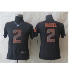 Women Nike Cleveland Browns #2 Manziel Black Jerseys(Impact Limited) Women Nike Cleveland Browns #2 Manziel Black Jerseys(Impact Limited)