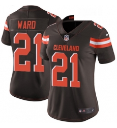 Womens Nike Cleveland Browns 21 Denzel Ward Brown Team Color Vapor Untouchable Limited Player NFL Jersey Womens Nike Cleveland Browns 21 Denzel Ward Brown Team Color Vapor Untouchable Limited Player NFL Jersey