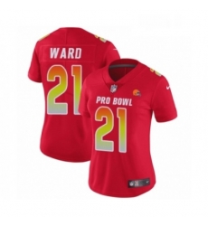 Womens Nike Cleveland Browns 21 Denzel Ward Limited Red AFC 2019 Pro Bowl NFL Jersey Womens Nike Cleveland Browns 21 Denzel Ward Limited Red AFC 2019 Pro Bowl NFL Jersey