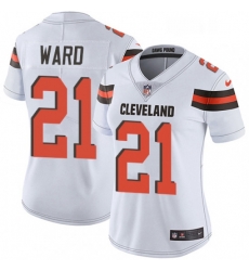 Womens Nike Cleveland Browns 21 Denzel Ward White Vapor Untouchable Limited Player NFL Jersey Womens Nike Cleveland Browns 21 Denzel Ward White Vapor Untouchable Limited Player NFL Jersey