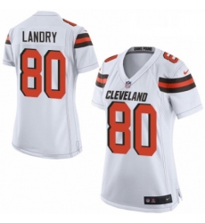 Womens Nike Cleveland Browns 80 Jarvis Landry Game White NFL Jersey Womens Nike Cleveland Browns 80 Jarvis Landry Game White NFL Jersey