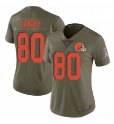 Womens Nike Cleveland Browns 80 Jarvis Landry Limited Olive 2017 Salute to Service NFL Jersey Womens Nike Cleveland Browns 80 Jarvis Landry Limited Olive 2017 Salute to Service NFL Jersey