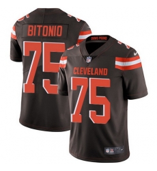 Browns 75 Joel Bitonio Brown Team Color Youth Stitched Football Vapor Untouchable Limited Jersey Browns 75 Joel Bitonio Brown Team Color Youth Stitched Football Vapor Untouchable Limited Jersey