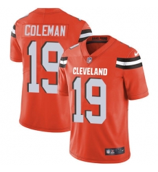 Nike Browns #19 Corey Coleman Orange Alternate Youth Stitched NFL Vapor Untouchable Limited Jersey Nike Browns #19 Corey Coleman Orange Alternate Youth Stitched NFL Vapor Untouchable Limited Jersey