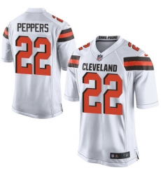 Nike Browns #22 Jabrill Peppers White Youth Stitched NFL New Elite Jersey Nike Browns #22 Jabrill Peppers White Youth Stitched NFL New Elite Jersey
