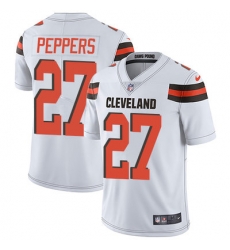 Nike Browns #27 Jabrill Peppers White Youth Stitched NFL Vapor Untouchable Limited Jersey Nike Browns #27 Jabrill Peppers White Youth Stitched NFL Vapor Untouchable Limited Jersey