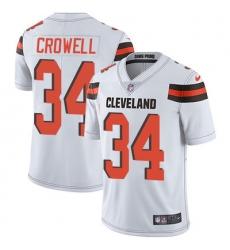 Nike Browns #34 Isaiah Crowell White Youth Stitched NFL Vapor Untouchable Limited Jersey Nike Browns #34 Isaiah Crowell White Youth Stitched NFL Vapor Untouchable Limited Jersey