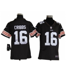 Nike Youth NFL Cleveland Browns #16 Joshua Cribbs Brown Jerseys Nike Youth NFL Cleveland Browns #16 Joshua Cribbs Brown Jerseys