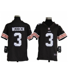 Nike Youth NFL Cleveland Browns #3 Brandon Weeden Brown Jerseys Nike Youth NFL Cleveland Browns #3 Brandon Weeden Brown Jerseys