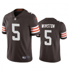 Youth Cleveland Browns 5 Jameis Winston Brown Vapor Limited Stitched Football Jersey Youth Cleveland Browns 5 Jameis Winston Brown Vapor Limited Stitched Football Jersey