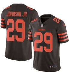 Youth Nike Browns #29 Duke Johnson Jr Brown Stitched NFL Limited Rush Jersey Youth Nike Browns #29 Duke Johnson Jr Brown Stitched NFL Limited Rush Jersey