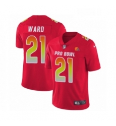 Youth Nike Cleveland Browns 21 Denzel Ward Limited Red AFC 2019 Pro Bowl NFL Jersey Youth Nike Cleveland Browns 21 Denzel Ward Limited Red AFC 2019 Pro Bowl NFL Jersey